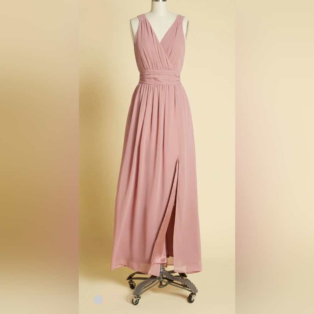 Modcloth Embracing Grace Maxi Dress Rose Size 0 New!